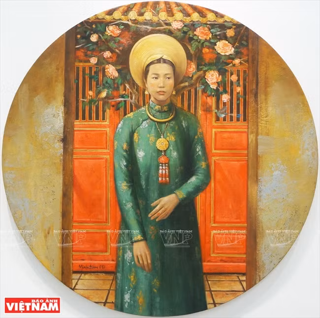 维新帝的妻子胡至乐才人。图自越南画报