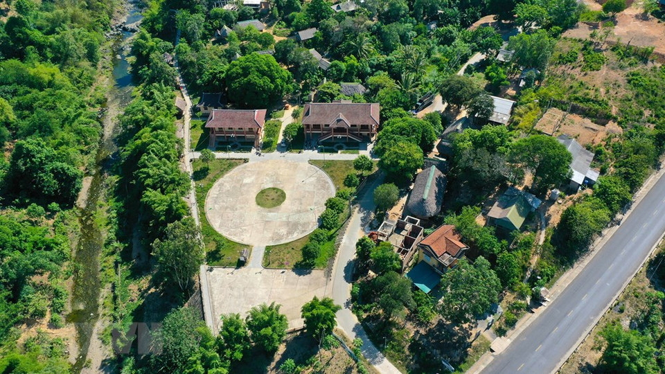 克鲁社区旅游区是当地旅游亮点，也是达克容名胜遗迹群的一部分。越通社记者 胡求 摄