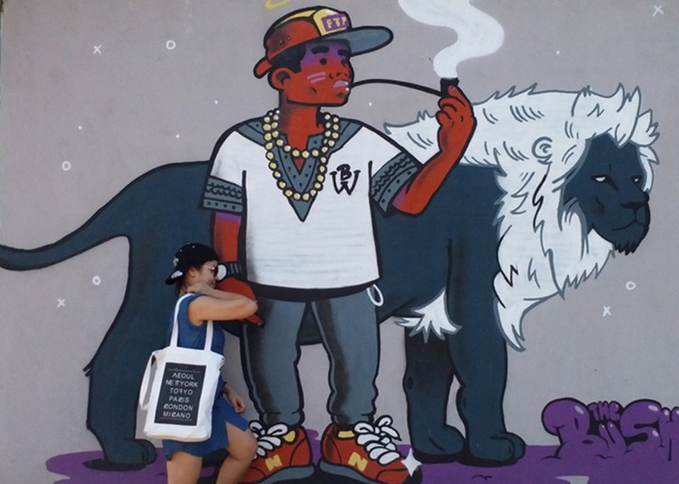 承天顺化省的壁画之路。图自互联网