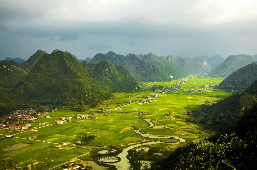 谅山省北山美景。
