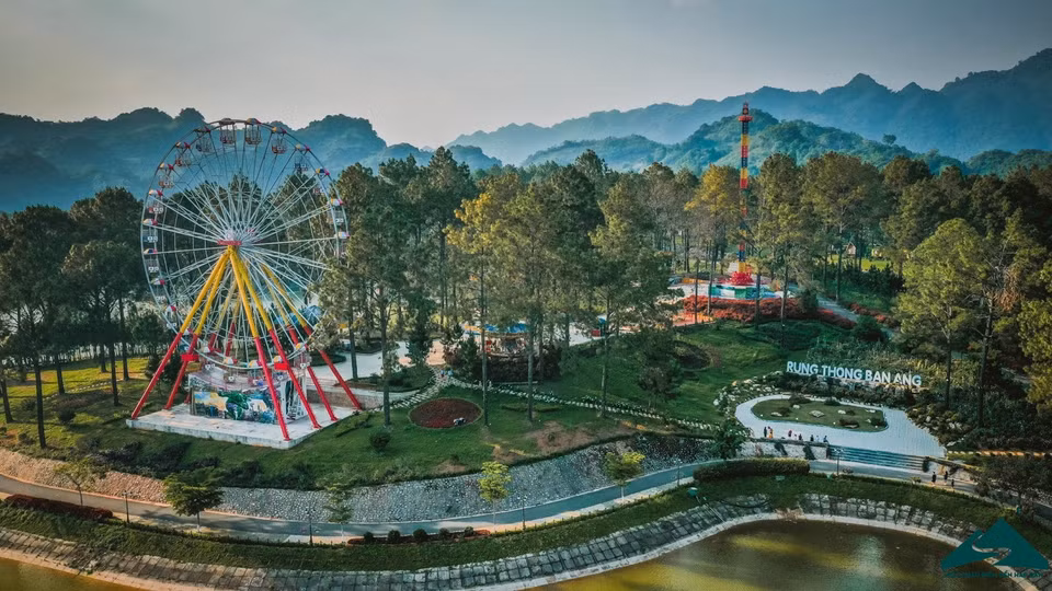 欣赏木州县昂村旅游区之美丽。图自 越通社