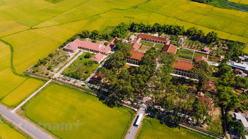 村河教堂坐落于平定省绥福县福顺乡广云村。图片来源：Vietnam+