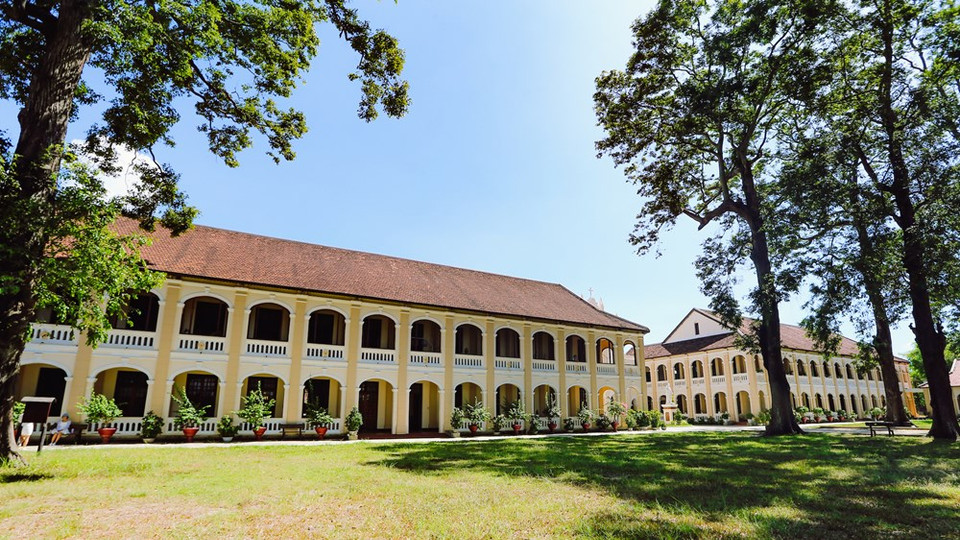 至今，在村河小修院里还有村河印刷厂的痕迹。这家印刷厂由智Eugène Charbonnier神父建设的。图片来源：Vietnam+