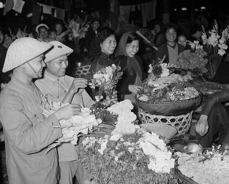 1956年春节。越通社资料图