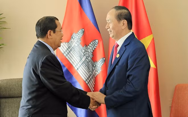 柬埔寨首相洪森9月21日就越南国家主席陈大光逝世向越南政府总理阮春福致唁电。图自互联网