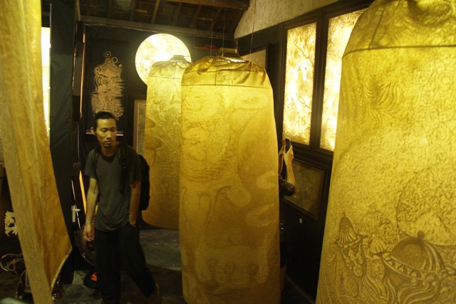 竹纸艺术是越南一种传统艺术，十分贴近民间文化。图片来源：因特网