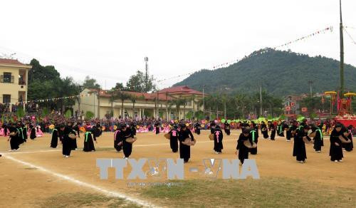 东节上举行的播种仪式。越通社记者 光旦 摄