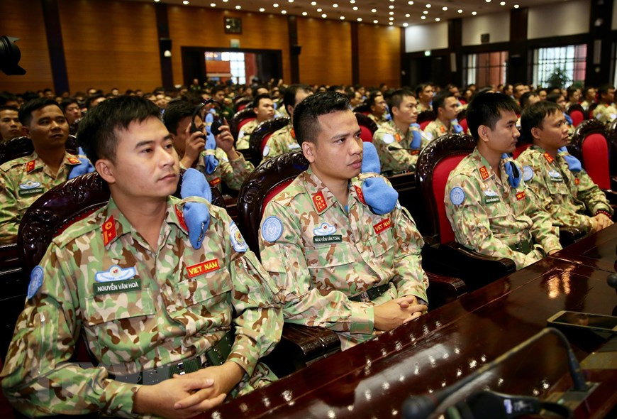 越南继续派遣军队参加联合国维和行动已充分展现出越南对维护世界和地区和平、安全，符合越南高层领导在国际论坛和峰会上所作出的承诺的一贯政治意愿和积极主张。图自越通社