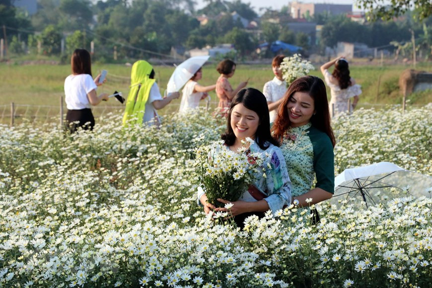 花农可以从门票和各种辅助服务增加收入。图自越通社