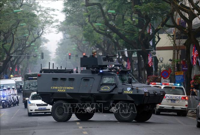 越南为朝鲜最高领导人金正恩一行提供绝对的安全保障。图自越通社