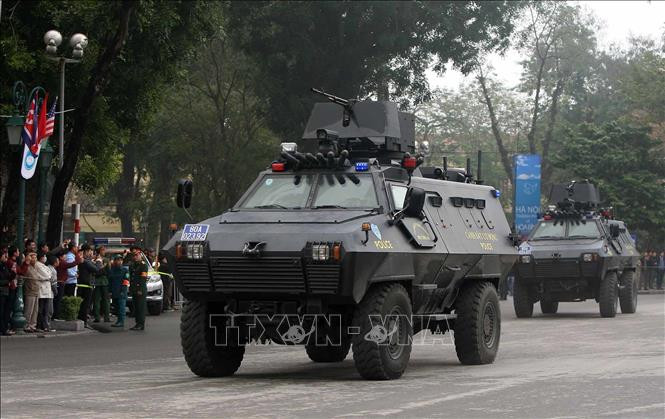 越南为朝鲜最高领导人金正恩一行提供绝对的安全保障。图自越通社