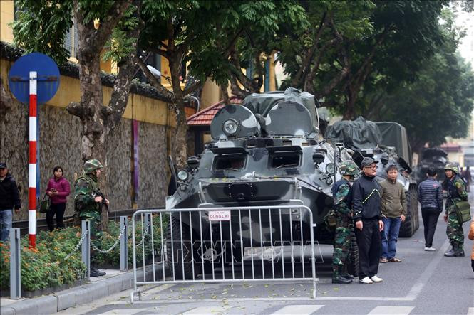 越南为朝鲜最高领导人金正恩一行提供绝对的安全保障。图自越通社