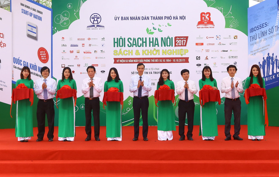 图书节开幕式。（图片来源：越通社）