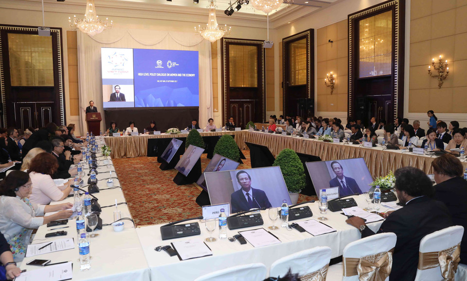 对话会全景。（图片来源：越通社）