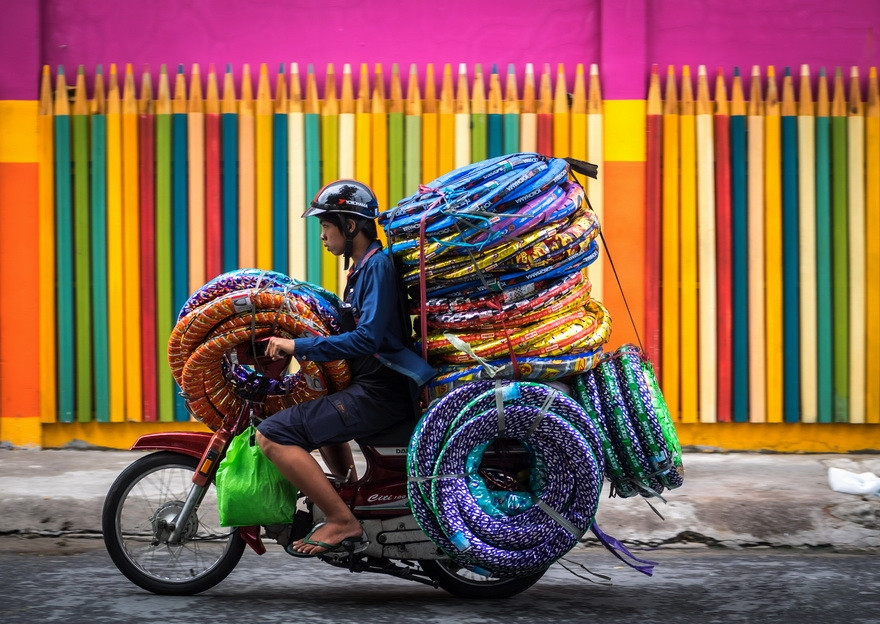 生活色彩。图自越南画报