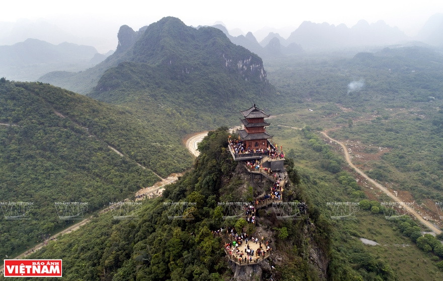三祝寺里面玉寺的风景。图自越南画报