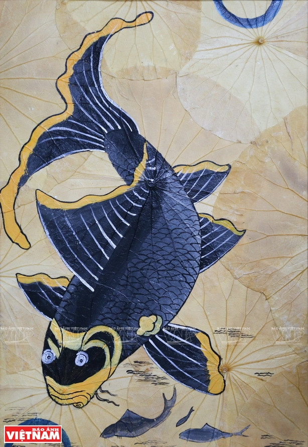 荷叶艺术作品。图自《越南画报》