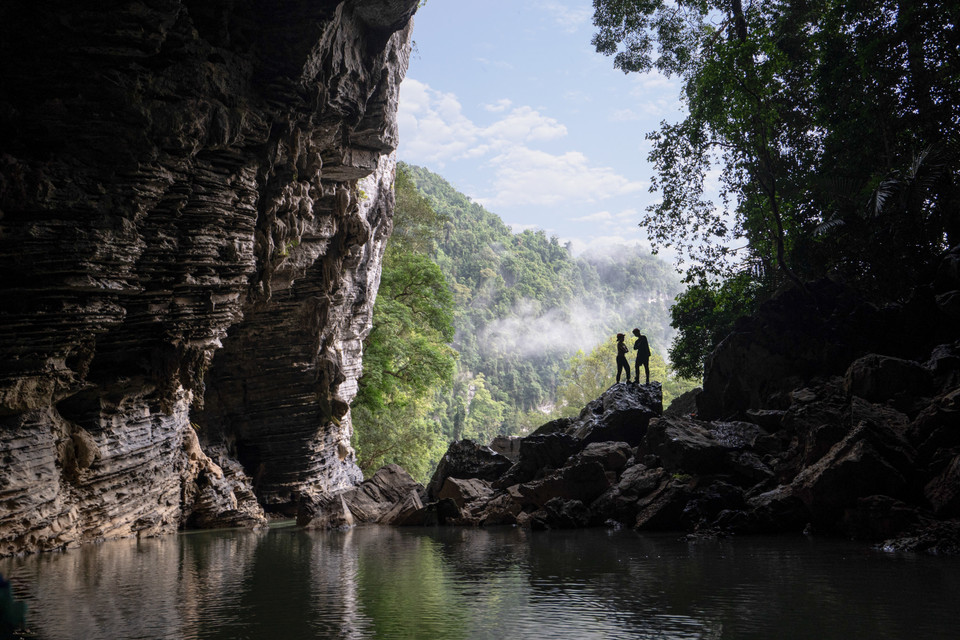 雄孙洞穴之美（Hang Hung Ton）。图自 越通社