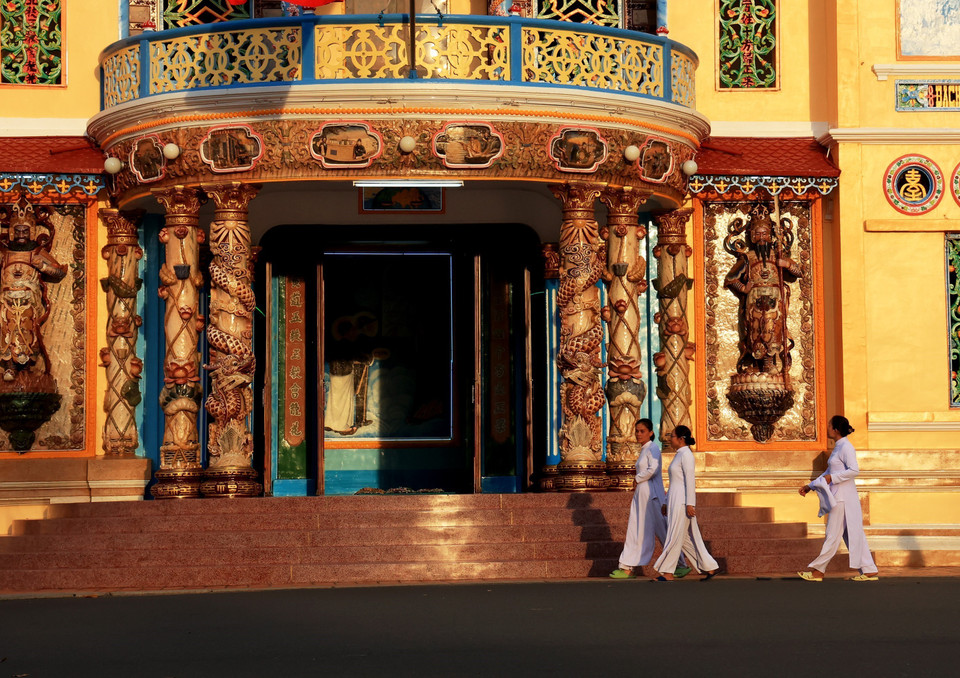 西宁圣座入口。图自越通社