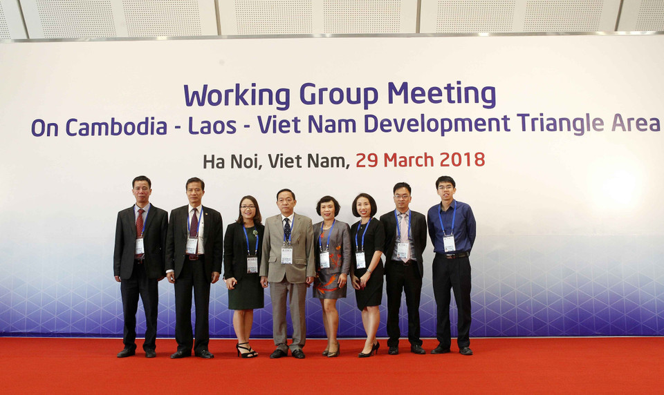 越南代表团合影。（图片来源：越通社）