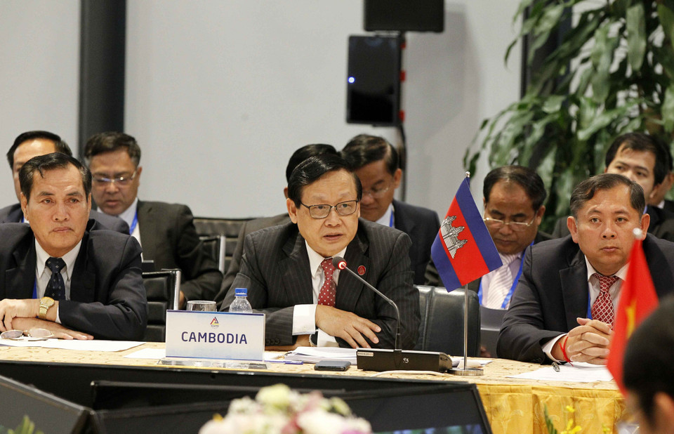 柬埔寨代表。（图片来源：越通社）