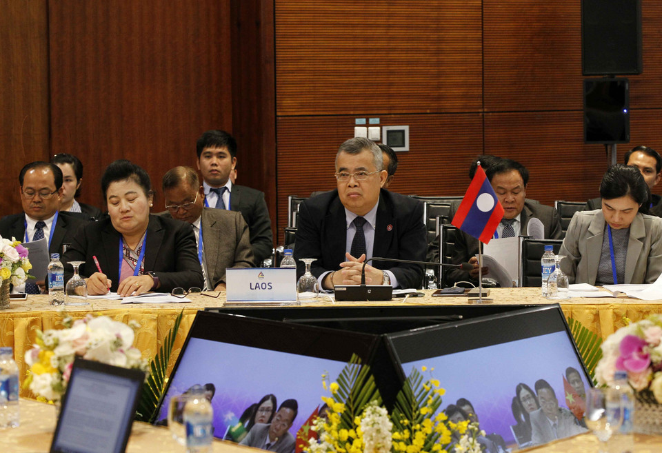 老挝代表。（图片来源：越通社）