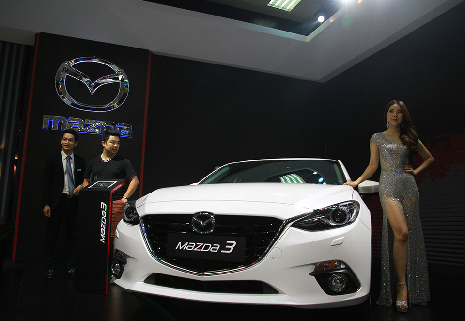 马自达三是最受越南消费者欢迎的车型之一（图片来源：人民报）