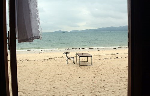 红万海滩——姑苏岛最美的海滩之一。（图片来源：《人民军队报网》）