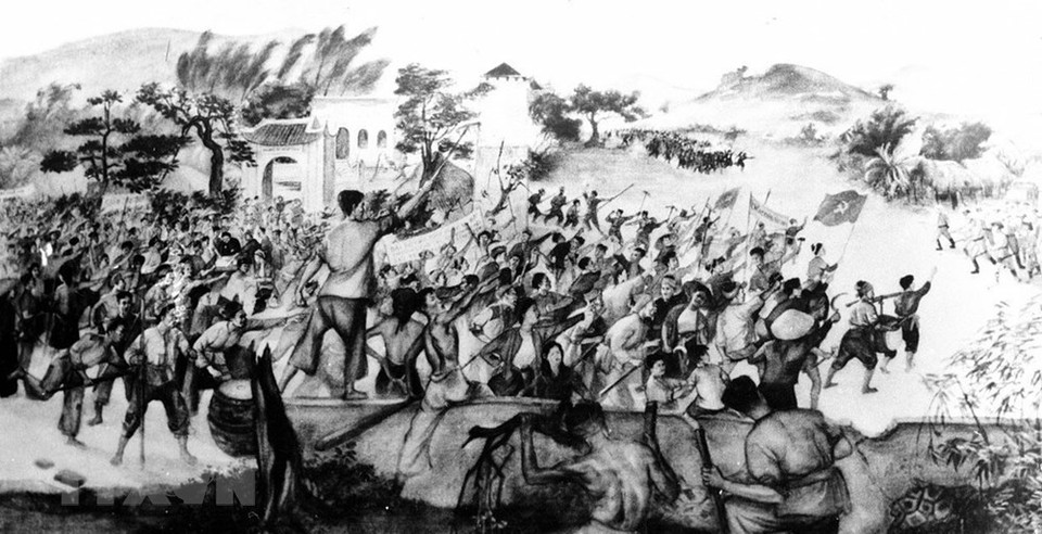 以义静苏维埃运动为高潮的1930-1931年革命已减弱法国殖民地的政府的掌权能力，同时为建设工农联盟、建设统一民族阵线、发动人民群众起义、争夺和保护政权等留下了深刻教训。图自越通社