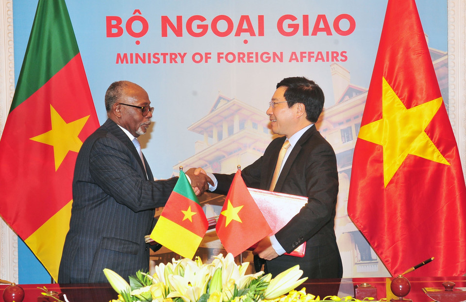 签字仪式。（越通社记者阮康 摄）