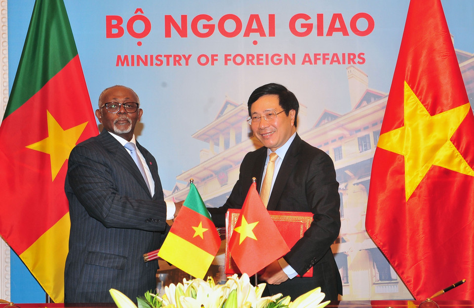 签字仪式。（越通社记者阮康 摄）