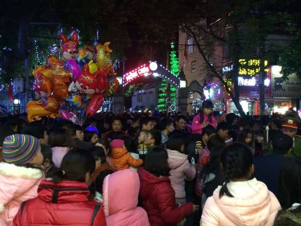 海阳省到处都充满圣诞节气氛（图片来源：越通社）