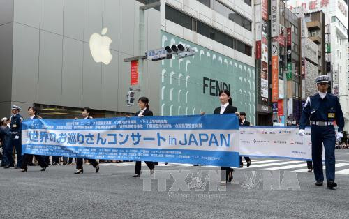 第21次世界警察音乐会10月10日至11日在日本首都东京举行。（图片来源：越通社）