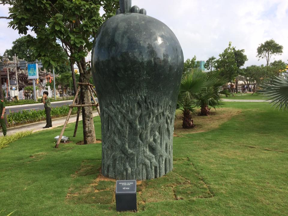 越南作品“起源”。（图片来源：越通社）