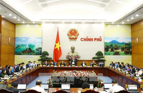 例行记者会现场。（越通社记者 统一 摄）