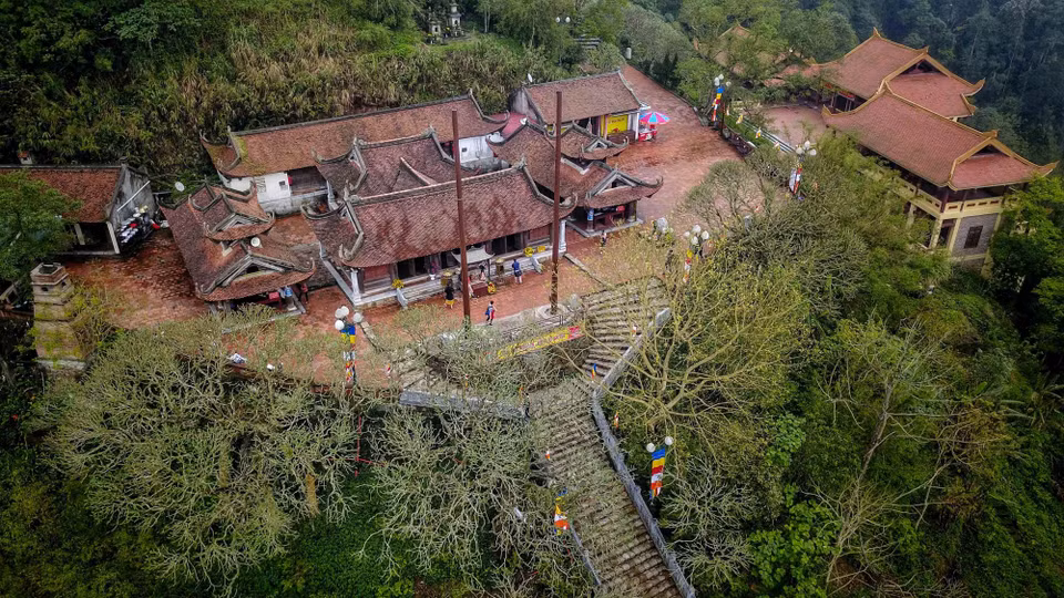 花安寺位于汪秘市安子名胜及历史遗迹。这座寺于李朝建设并多次进行修缮。图片来源：越通社