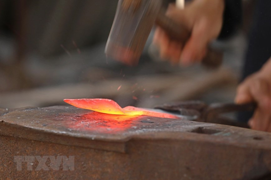 高平省广渊县福莲乡明俊福莲合作社刀子产品荣获2020年3星典范农业产品证书。图自 越通社