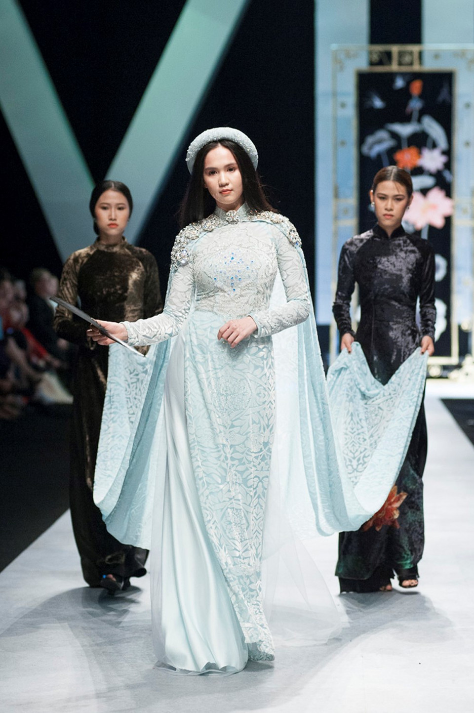 越南传统奥黛。（图片来源：越通社）