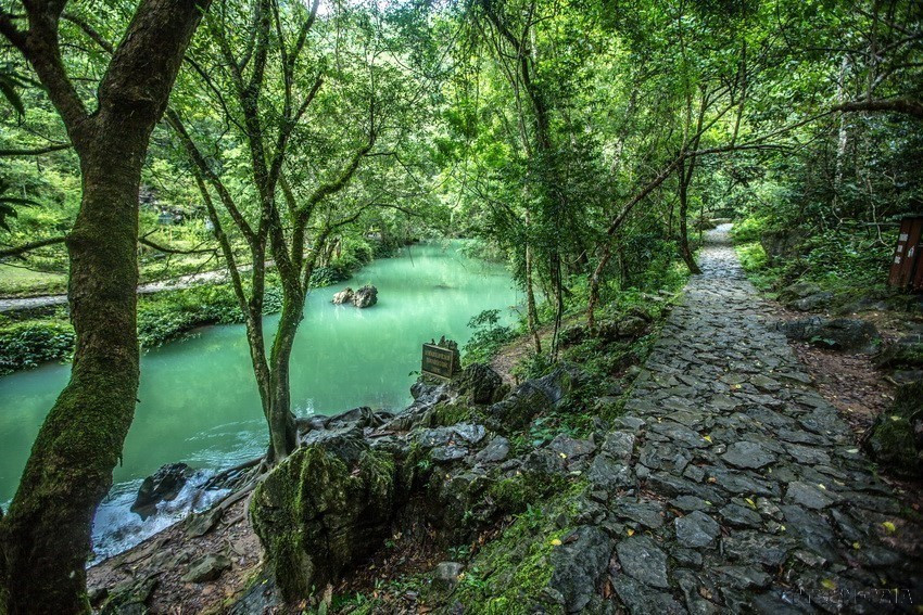 列宁溪边是胡伯伯每天钓鱼的地方。图自越通社