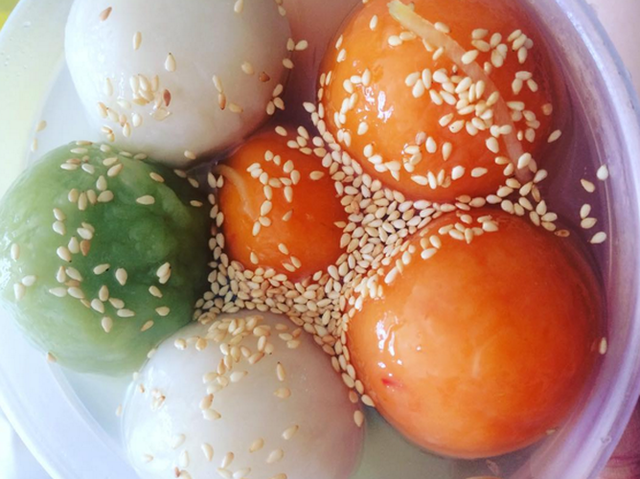 汤圆。（图片来源：越南电视台）