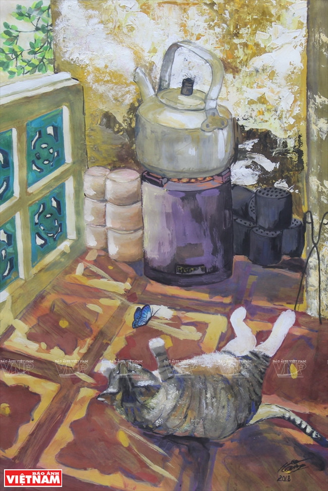 张青姮的《夏日厨房》。