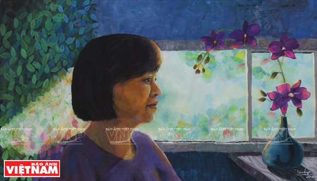 李小蝶的《记忆角落》。