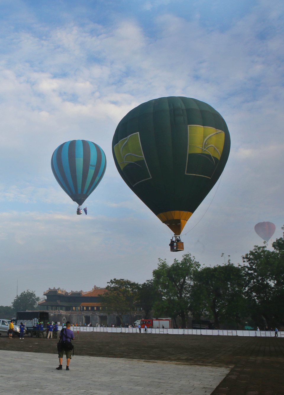 2017年国际热气球节在顺化市举行。（图片来源：越通社）