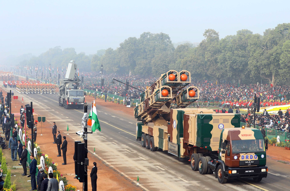 印度共和国日69周年纪念典礼场景。越通社记者 统一 摄