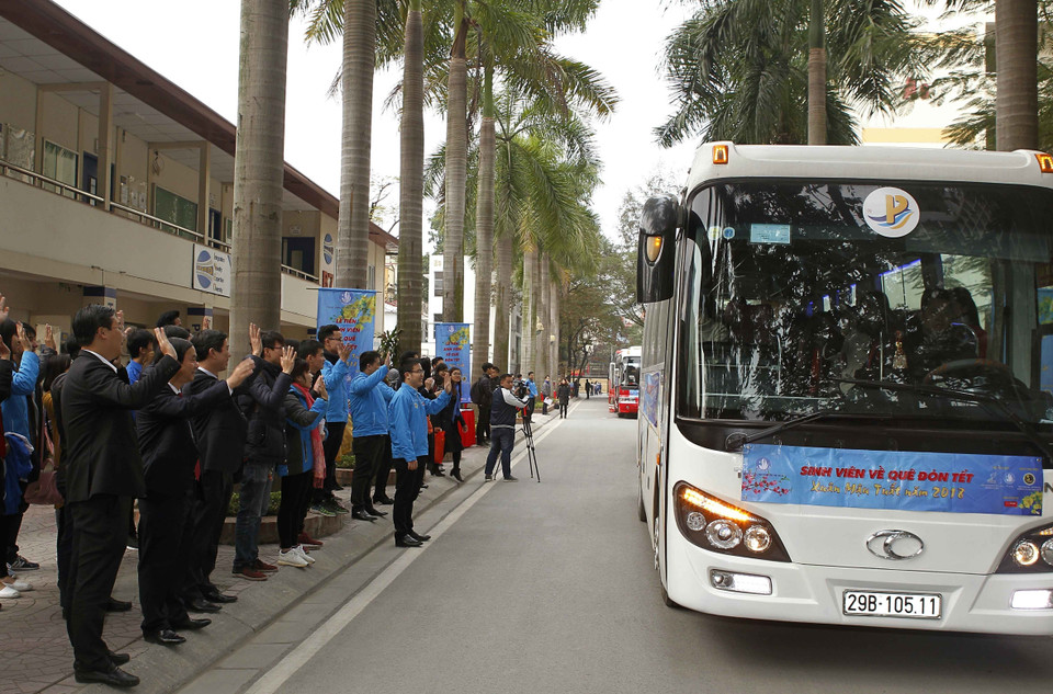 发车仪式现场。越通社记者 文碟 摄