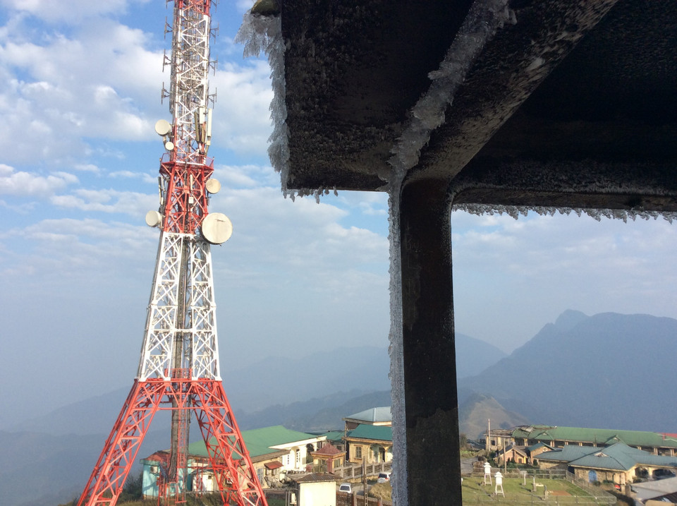 冰雪天气袭击越南北部山区。越通社记者黄南 摄