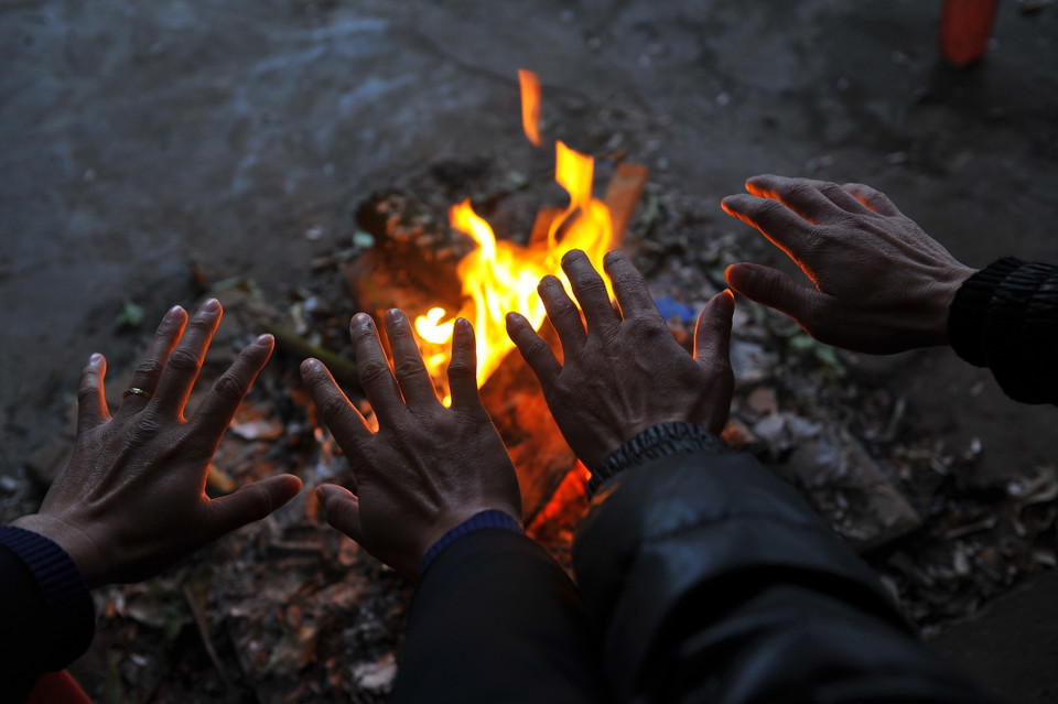 北部和北中部出现大范围严寒和寒害天气。越通社记者 明德 摄
