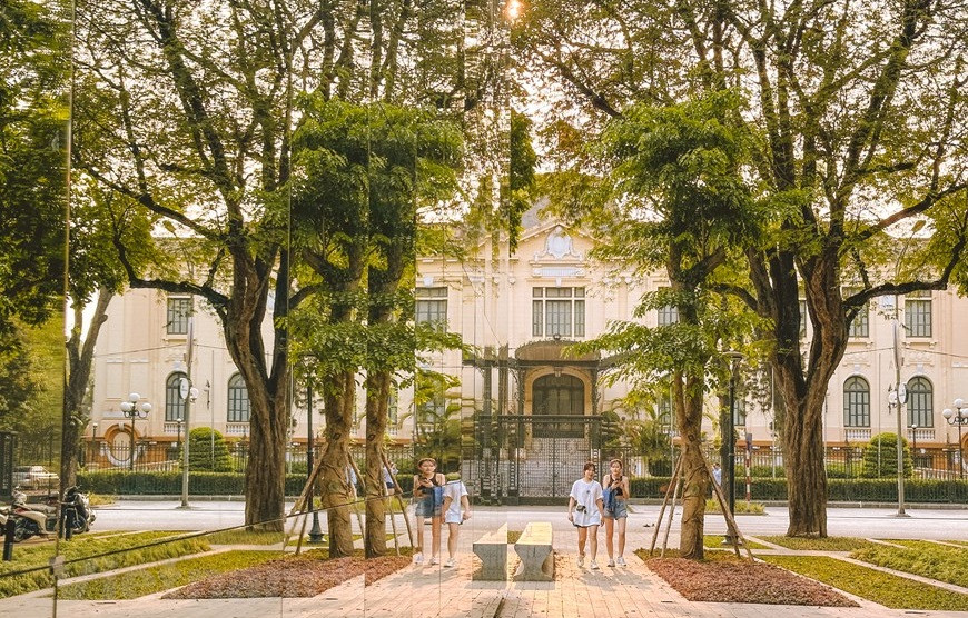 组委会透露，Pavilion的创造构想来自于唤醒建筑遗产价值，为富有越南民族文化特色的建筑获奖作品提供陈列空间。图自 Vietnam+