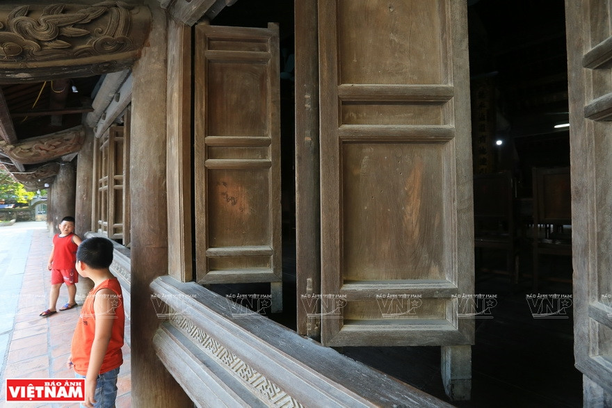 廷榜祠亭木门。《越南画报》记者 越强 摄