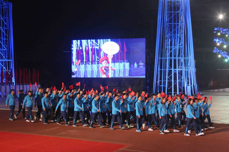 北件省运动员。越通社记者 明决 摄